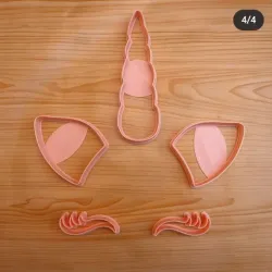 unicornio, unicorn cortante galletas - COOKIE CUTTER