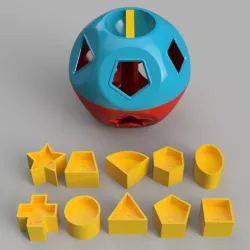 Vintage Tupperware Shape-O-Ball