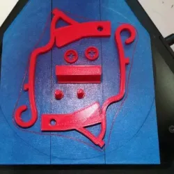 Visière serre-tête pour petite imprimante / Small printer face shield