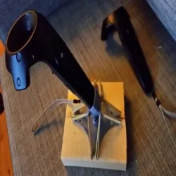 Vive wand virtual joystick base