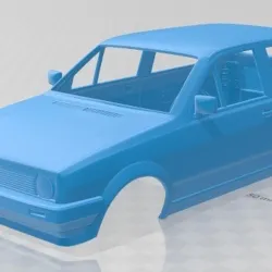 Volkswagen Polo 1990 Printable Body Car