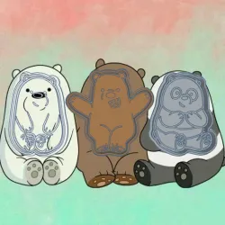 WE BARE BEARS X3 COOKIE CUTTER