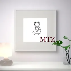 WOLF WALL SCULPTURE 2D