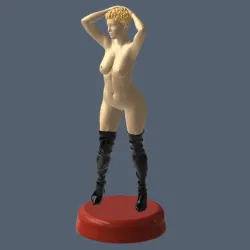 Woman with boots