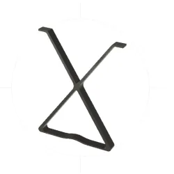 X-shaped leg for coffee table or bedside table/bedside table