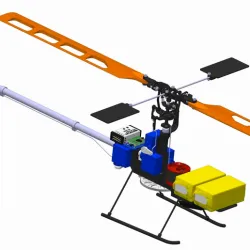 3D printed Ikarus Piccolo Pro - Walkera HMV200D03 Microheli RC