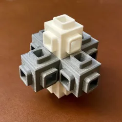3D printer calibration model - Element cube series Tesseract No.1