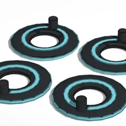 5mm Tron ID Discs - Voyager-Leader Class Transformers Scaled