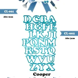 ABC cookie cutter 2cm COOPER