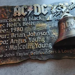 ACDC Hell's Bells plate