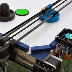 Air Hockey Robot (an OPEN SOURCE 3D printer hack)