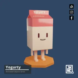 ANIMATED OBJECT #1 - YOGURTY