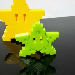 Articulated pixel star