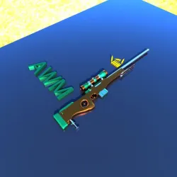 AWM SNIPER RIFLE WITH 300 MAGNUM