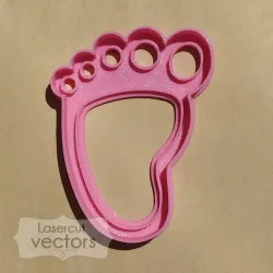 baby foot cookie cutter. Baby foot cookie cutter
