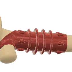 BDSM erection ring penis SM support Sex Tongue Clitoris Stimulator G Spot Masturbator Oral pers-09 flex or silicone 3d print and cnc