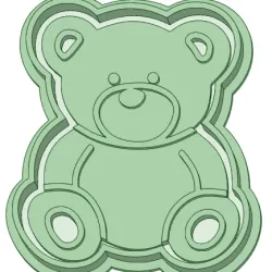 Bear 4cm contour and marker