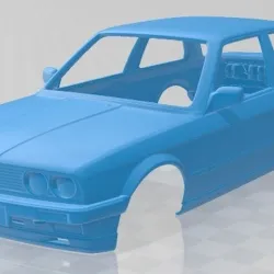 BMW Series 3 Coupe E30 1990 Printable Body Car
