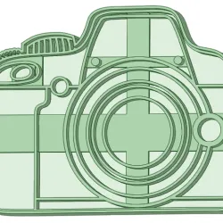 Camera 2 cookie cutter