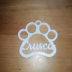 christmas ball dog print template