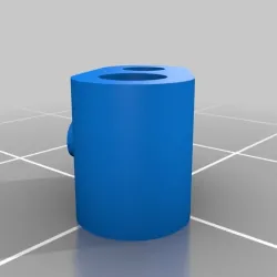 Closed-loop filament clip for flexible filaments