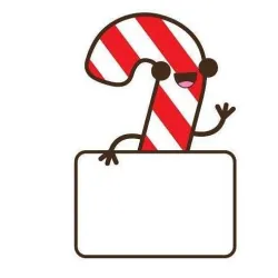 Cookie cutter Christmas stick