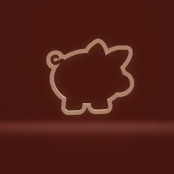 cookie cutter piggy bank