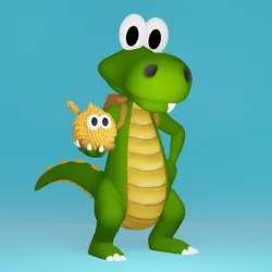Croc and a Gobbo!