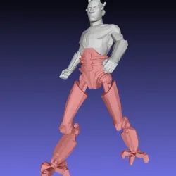 Darth Maul without base / without lightsaber / only legs - Remix