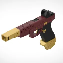 Deadshot gun from the movie Suicide Squad 2016