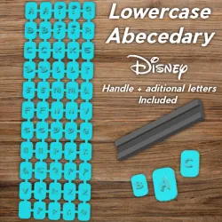 Disney Abecedary Stamp LowerCase Letters