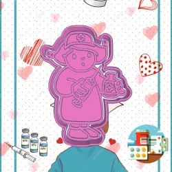 DOCTOR NURSE HOSPITAL COOKIE CUTTER