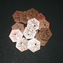 Dungeons & Dragons Drow Elf Coins (Gold, Copper, Silver and Platinum)
