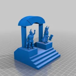 Dwarven Stone Statue Archway