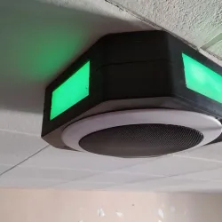 Enceinte plafond type ATMOS lumineuse/ lighting atmos speaker