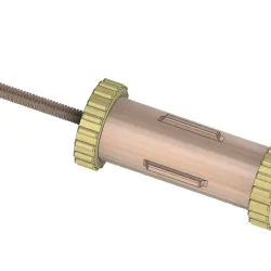 female male anal syringe Anus aggregate filler cream blower v21 3d print cnc