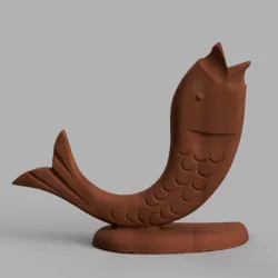 fish wood and fish pen holder