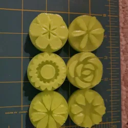 Flowers stamps for Clay or Play-Doh etc..