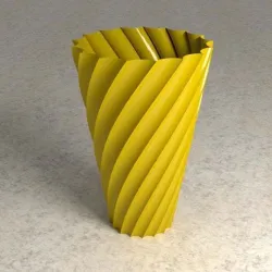Fluted Vase