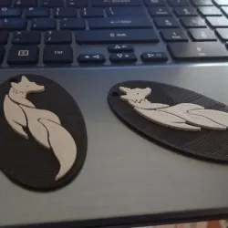 Fox keychain