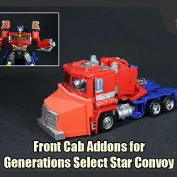 Front Cab Addons for Transformers Generations Select Star Convoy