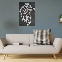 Geometric animal wolf