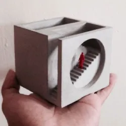 Geometric cube planter