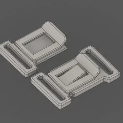 Ghostbusters 2  - alice frame waist belt buckle replica