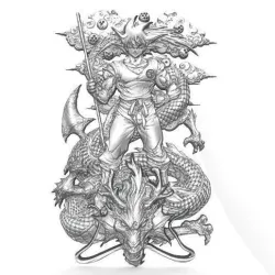 Goku bas-relief 3 CNC