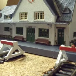 H0 SNCF French Concrete Buffer