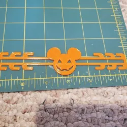 Halloween Mouse Pumpkin Mask Ear Saver Relief
