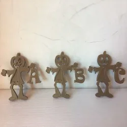 HALLOWEEN PUMPKIN  3D letter STL file