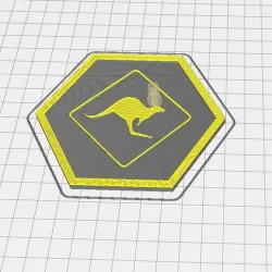Hex Tile Kangaroo