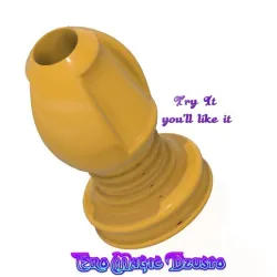 hollow Butt ANAL plug water shower Anus Expander Enema hbp07 silicone 3d print cnc